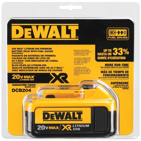 20V MAX XR Lithium Ion Battery